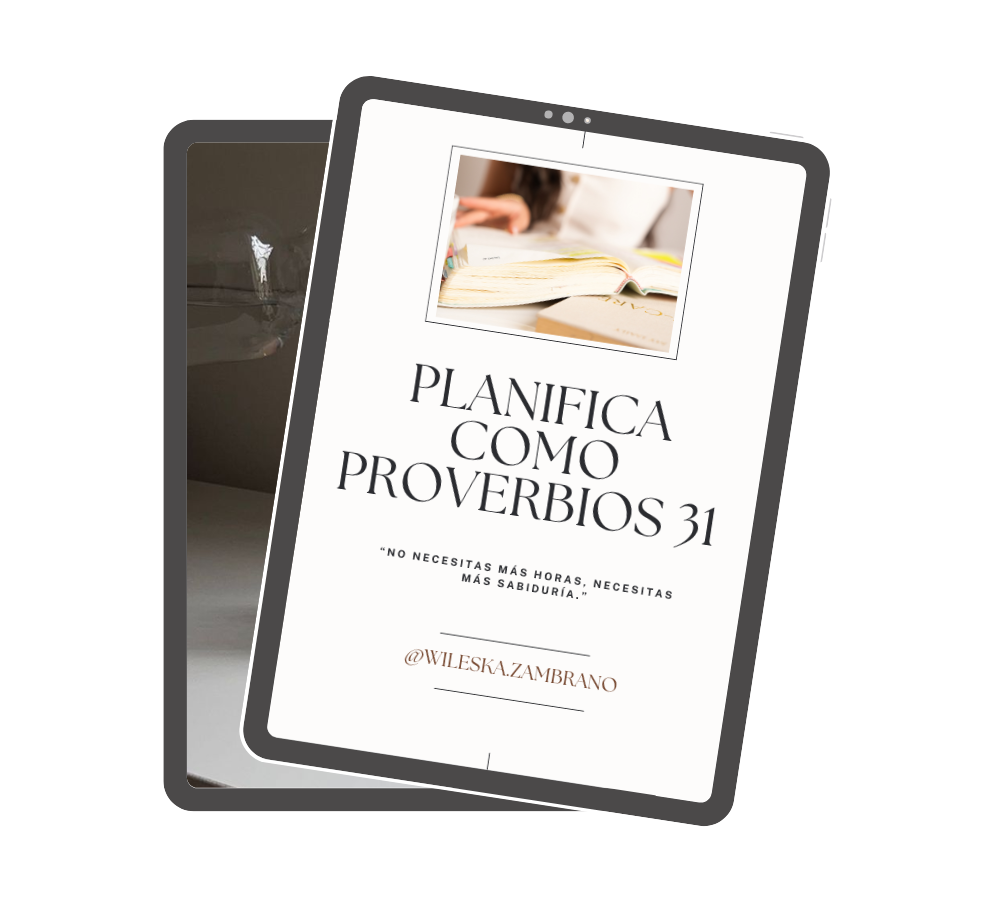 Planifica como Proverbios 31